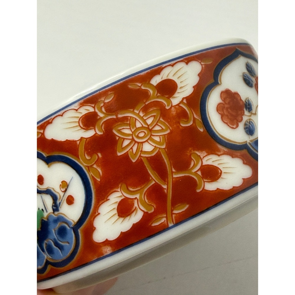 Vintage Takahashi Trinket Box Imari Porcelain Japan - Picture 6 of 11